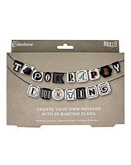 Typography Bunting