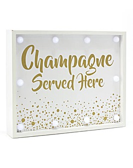 Served Here LED Sign