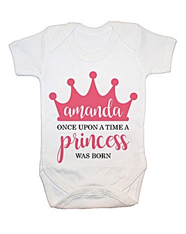 Personalised Once Upon A Time Baby Vest