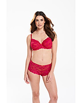 Daisy Lace Full Cup Hot Pink Bra