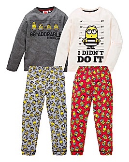 Minions Pack of Two Pyjamas