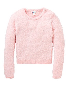 KD Girls Knitted Fluffy Jumper