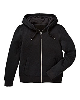 KD Boys Quilted Zip Front Hoodie