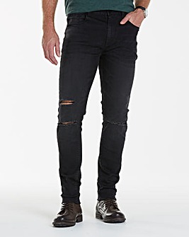 Label J Ripped Wash Skinny Jean 33In