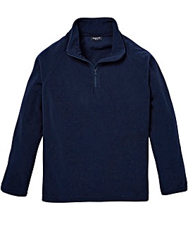 Capsule Navy Zip Neck Fleece R