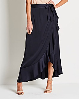 Frill Edge Maxi Skirt