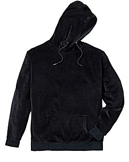 Label J Velour Hoodie Long