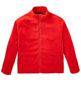 Capsule Red Full Zip Through Fleece R