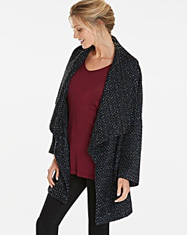 Helene Berman Waterfall Collar Coat