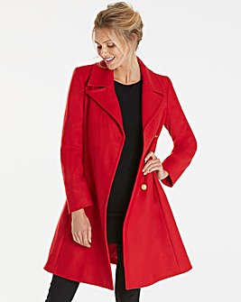 Helene Berman Asym Button Front Coat