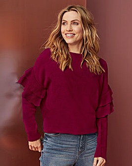 Ruffle Sleeve Value Jumper