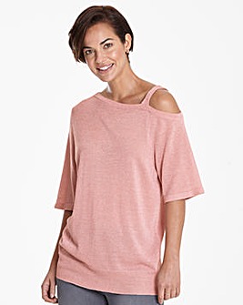 Metalic One Shoulder Jumper