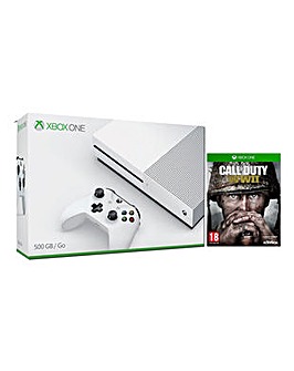 Xbox One 500gb S Inc Call of Duty WWII
