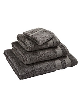 Egyptian Cotton Towel Range Steel Grey