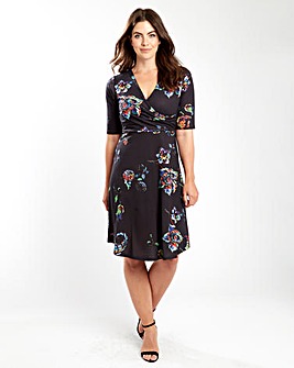 Joe Browns Watercolour Print Jersey Dres