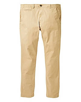 Jacamo Sand Stretch Skinny Chino 29in