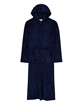 pretty secrets velour zip gown