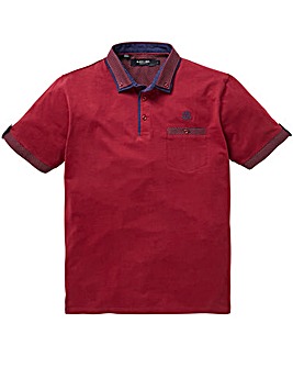 Black Label Spot Trim Cuff Polo Regular