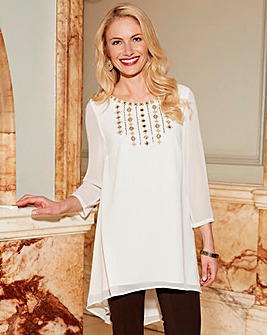 Joanna Hope Embroidered Tunic