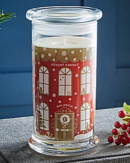 Wax Lyrical Christmas Advent Candle