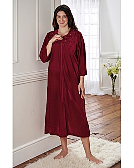 pretty secrets velour zip gown