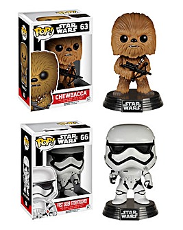 POP! Figure 2pk-Chewbacca & Stormtrooper