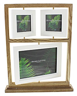 Wooden Suspended Photo Frames Collage