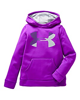 Under Armour Girls Fleece Logo Hoodie