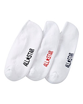 Converse Boys Invisable 3Pack Socks