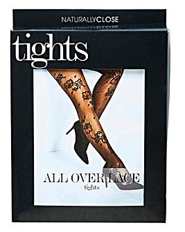 All Over Lace Tights