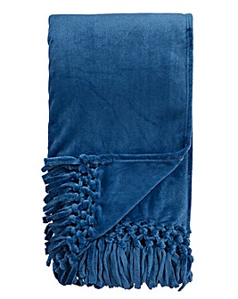 Silky Tasselled Throw