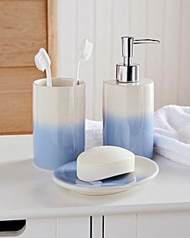 Ombre 3 Piece Bathroom Accessory Set