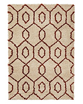 Terra Geo Shaggy Rug