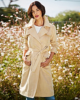 Longline Suedette Mac