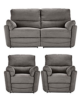 Harmony Three Seater Sofa and Two Chairs