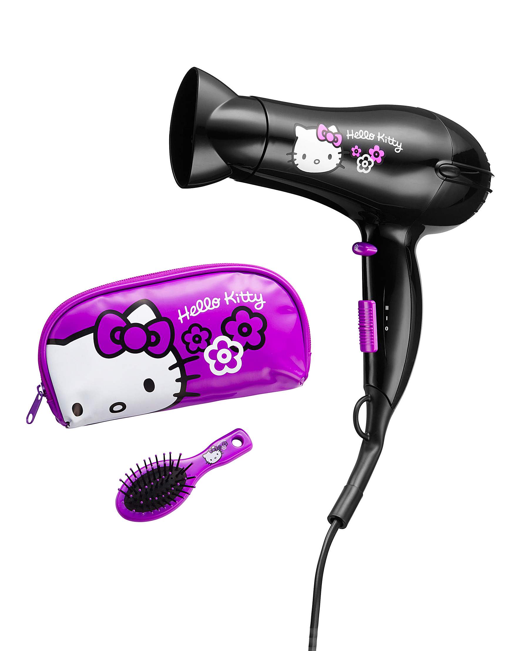 Hello Kitty Hair Dryer Gift Set Oxendales
