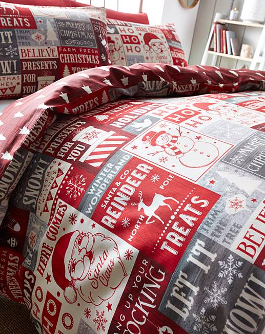 Ho ho Ho Duvet Cover Set J D Williams