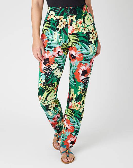 Joe Browns Tropical Jersey Trousers | Simply Be