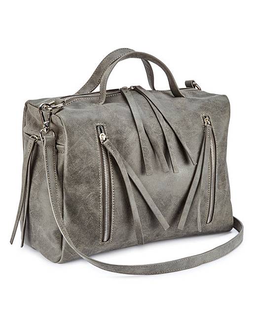 Grey Bowler Bag Simply Be