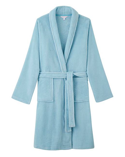 Pretty Secrets Fluffy Fleece Gown | Simply Be