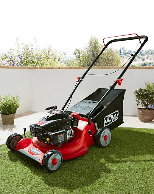 JDW 40cm Petrol Lawnmower J D Williams