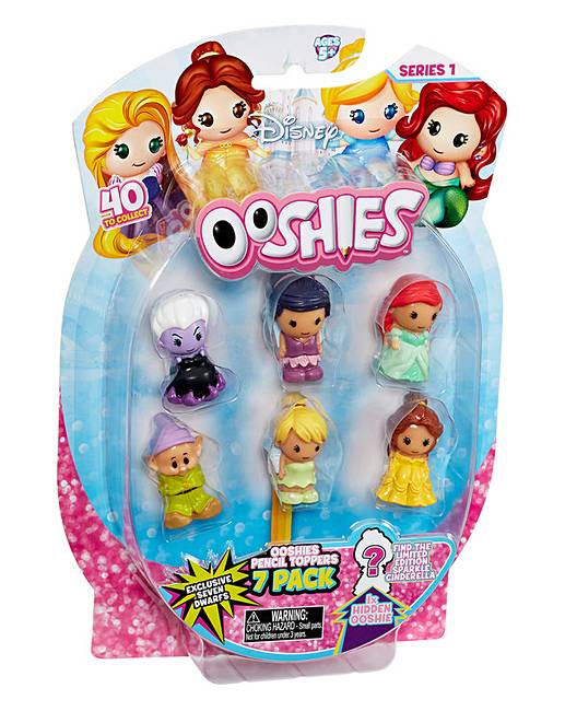 Ooshies Disney Princess 7 Pack | J D Williams