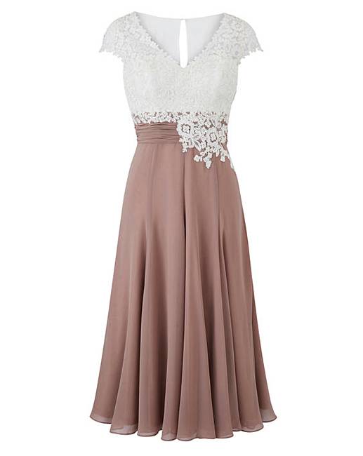 Nightingales Dress With Lace Detail | J D Williams