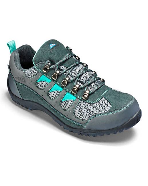 snowdonia waterproof walking trainers extra wide fit