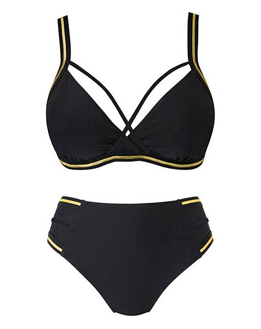 Simply Yours Strappy Bikini Set | Simply Be