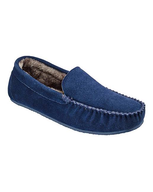 Trustyle Suede Moccasin Slipper | Jacamo