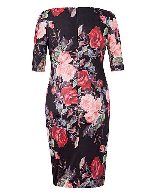 AX Paris Floral Midi Dress | Fashion World