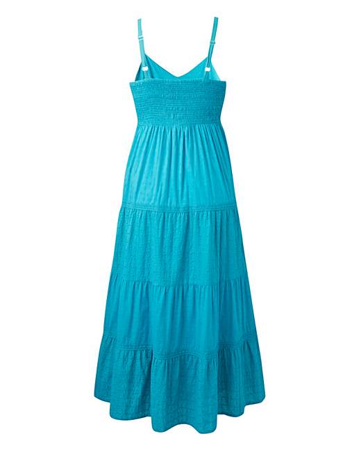 Cotton Broderie Summer Maxi Dress | Marisota