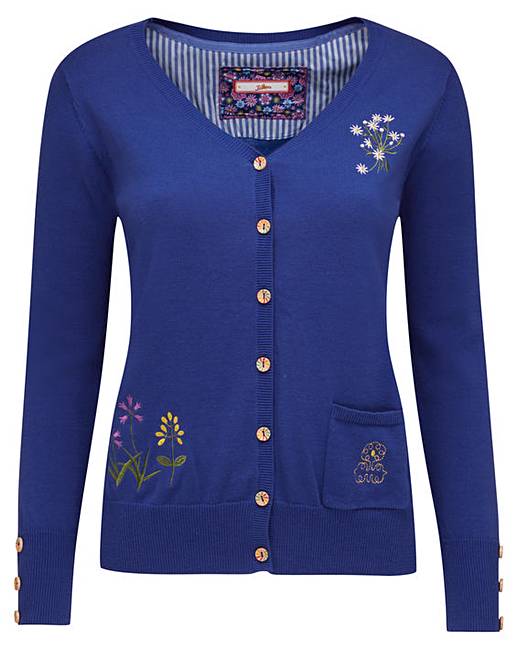 Joe Browns Amazing Applique Cardigan Simply Be