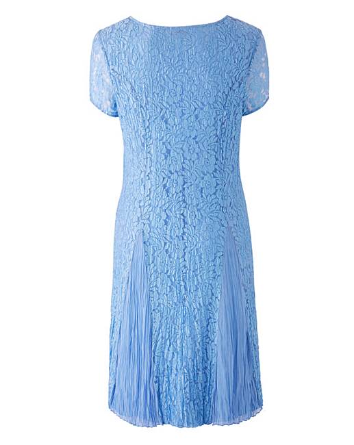 Together Applique Trim Lace Dress | Fifty Plus